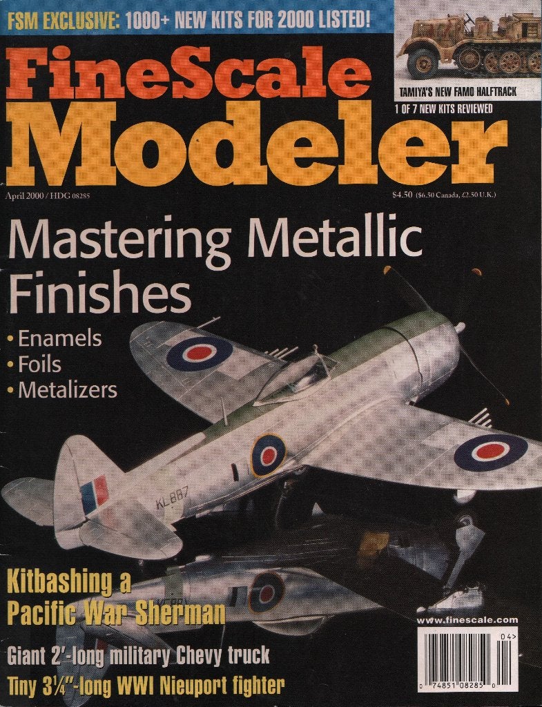 FineScale Modeler magazine Vol 18 No 4, Overige merken, Auto, 1:32 tot 1:50, Nieuw