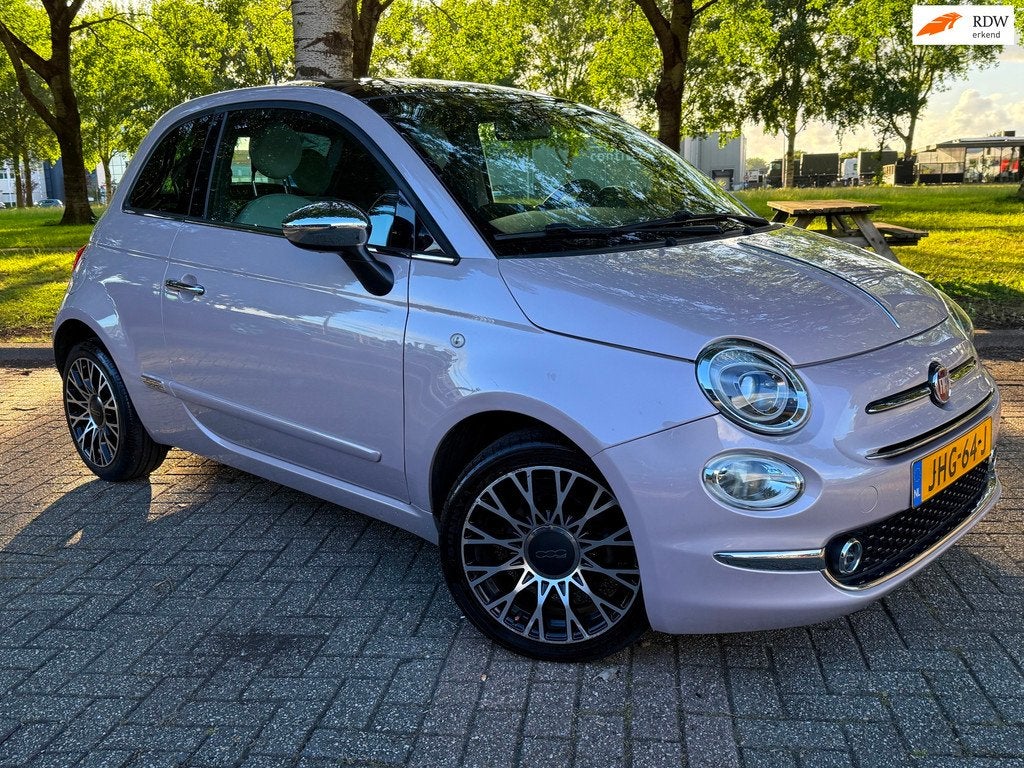 Fiat 500 1.0 Hybrid Rockstar PINK, Voorwielaandrijving, Gebruikt, Euro 6, Overige kleuren