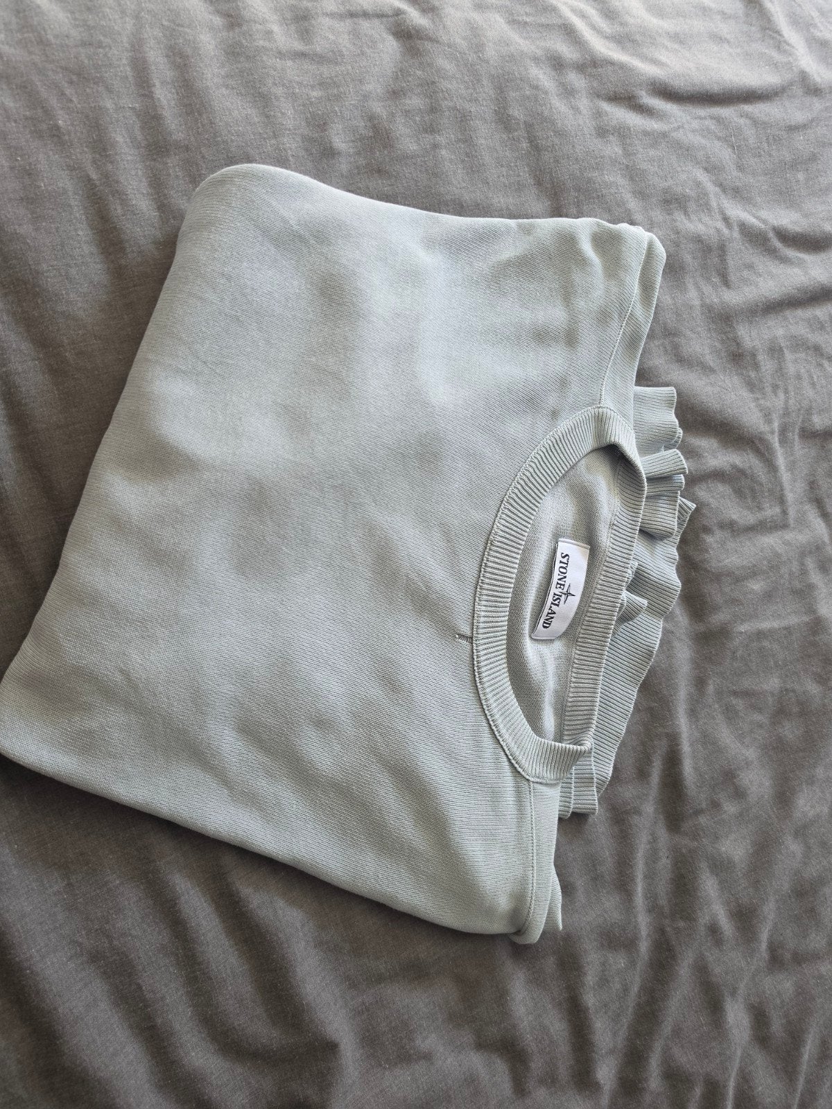 STONE ISLAND TRUI MT L, Kleding | Heren, Truien en Vesten, Ophalen of Verzenden, Zo goed als nieuw, Maat 48/50 (M), Blauw