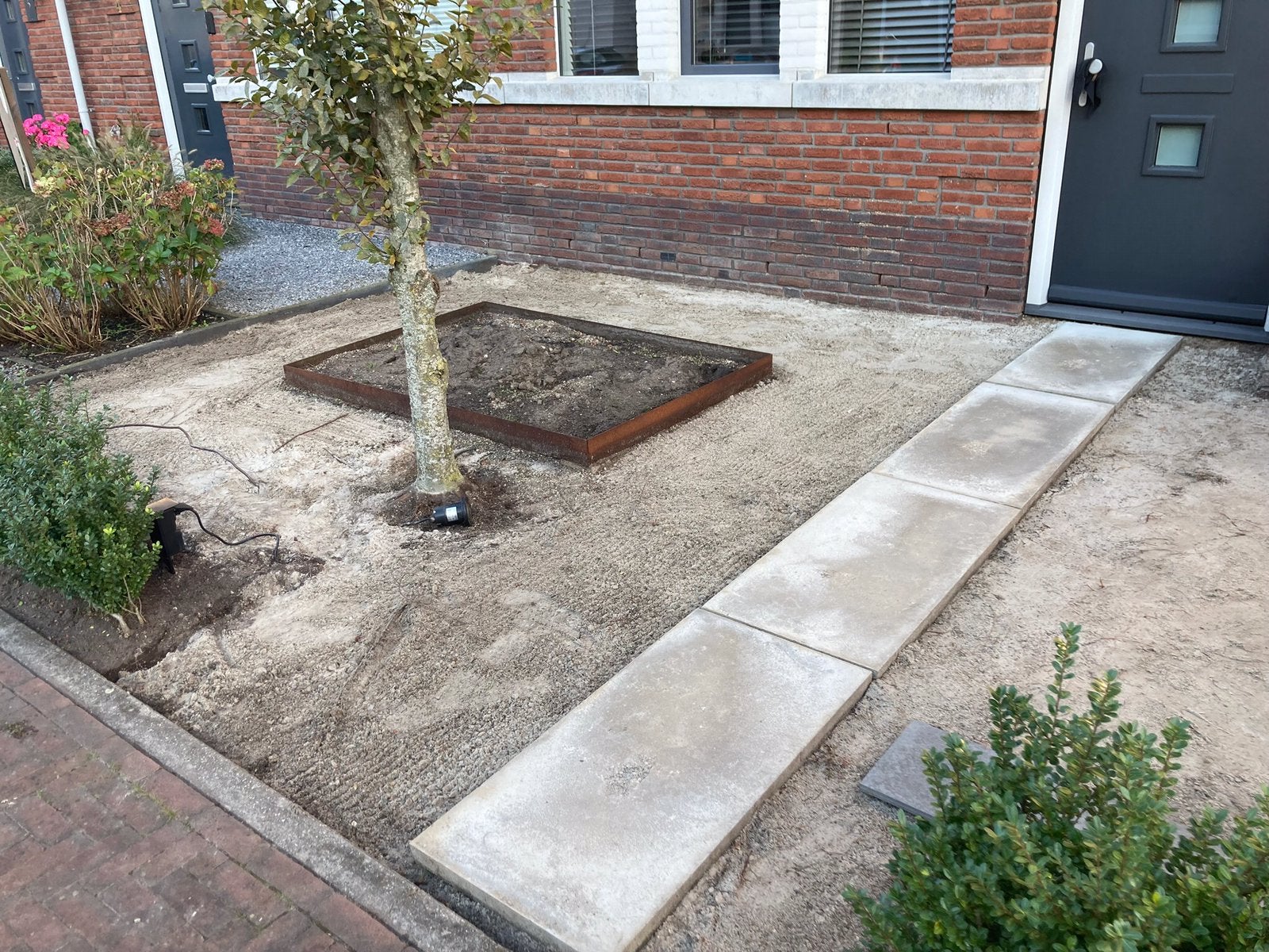 CORTENSTAAL BORDERAND tuin accecoire, Ophalen, Rond, Metaal, Tuin