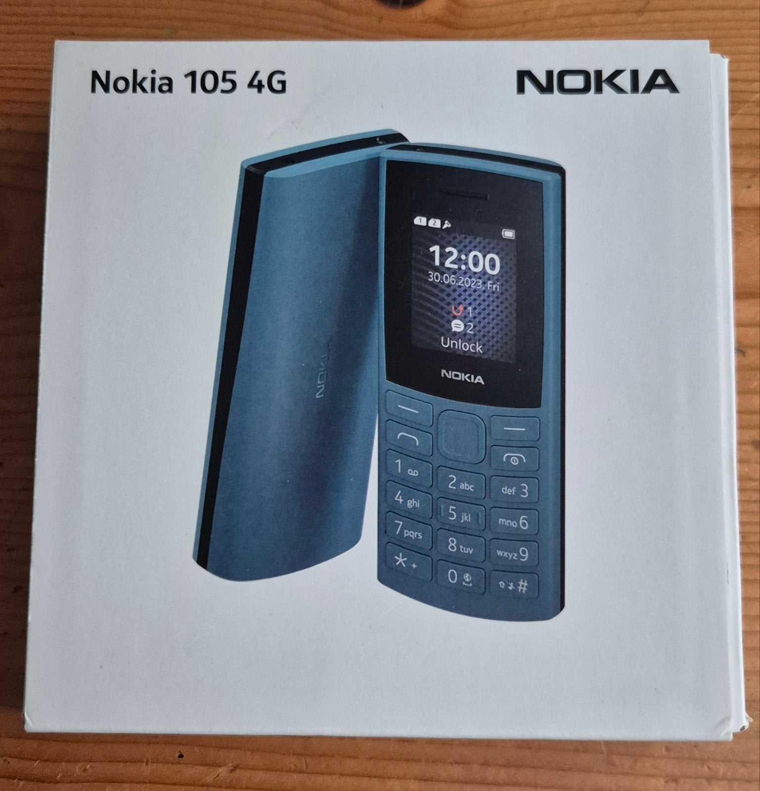 Nokia 105 4G - Nieuw in doos, Geen camera, Zwart, Fysiek toetsenbord, Nieuw