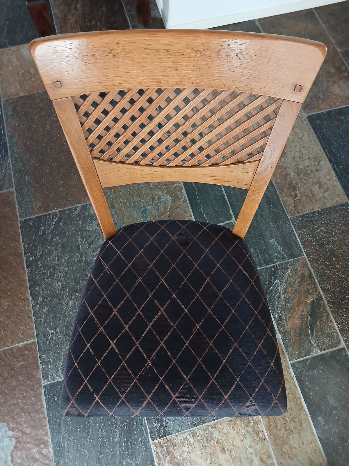 Mooie eiken eethoek met zes stoelen, Ophalen