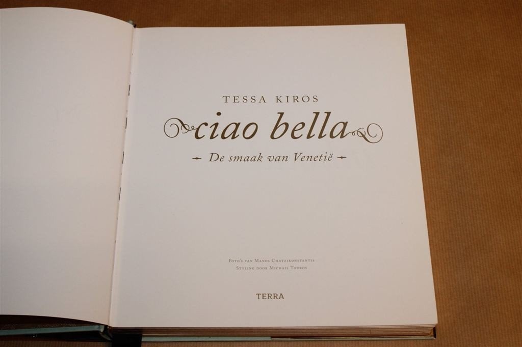 Ciao Bella — De Smaak van Venetië — Authentieke Recepten, Ophalen of Verzenden, Zo goed als nieuw, Italië
