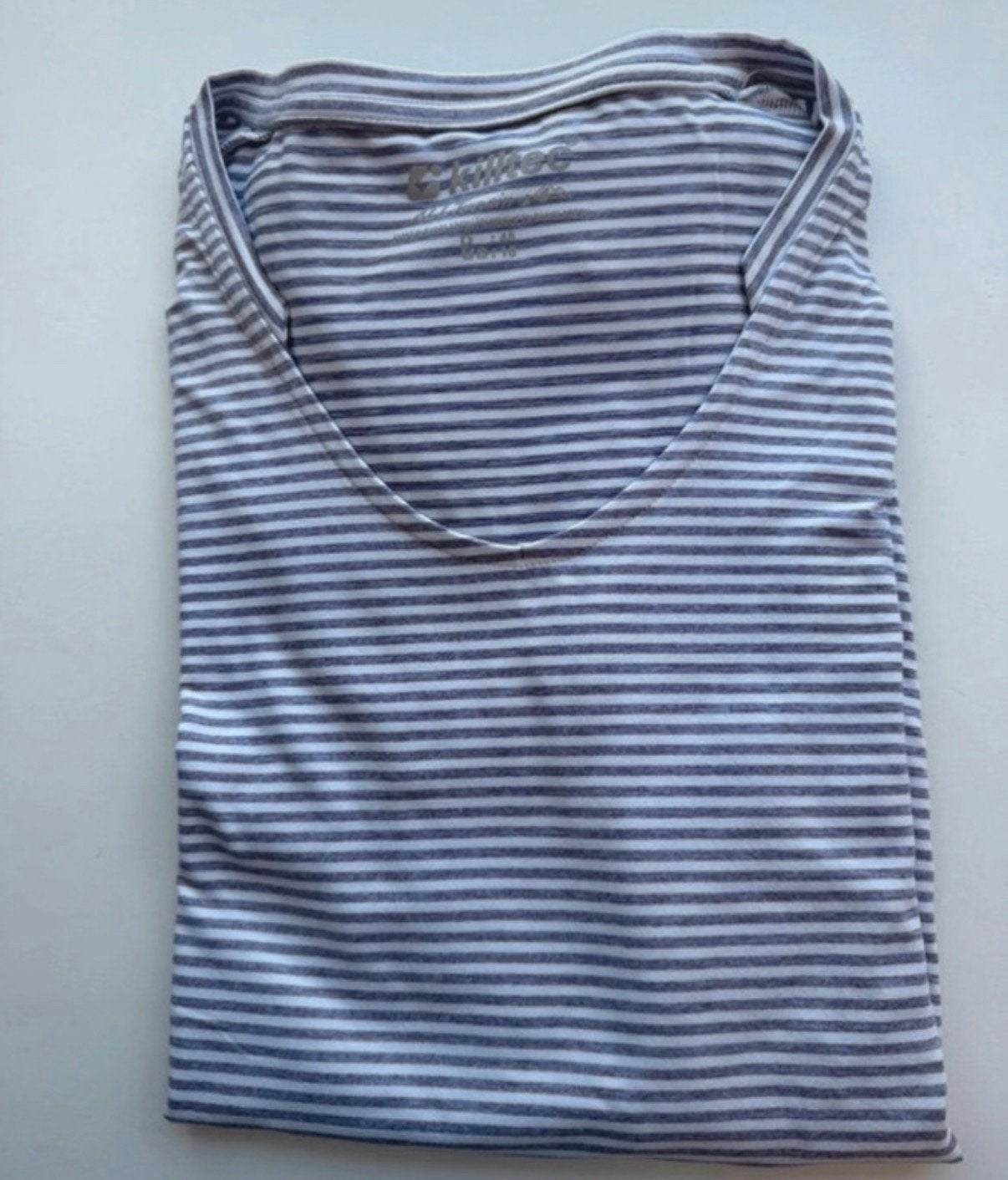 Killtec All Terrain shirt lila/wit gestreept, maat 48, Meerkleurig, Maat 46/48 (XL) of groter, Ophalen of Verzenden, Korte mouw