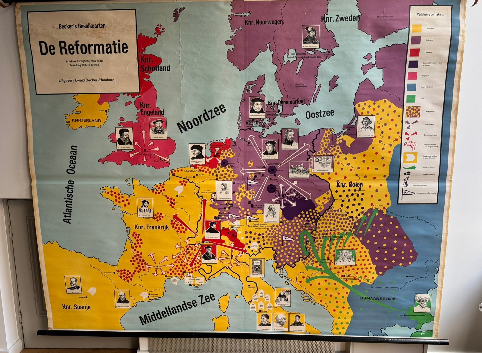Beeldkaart - De Reformatie -, Antiek en Kunst, Ophalen, Geschiedenis