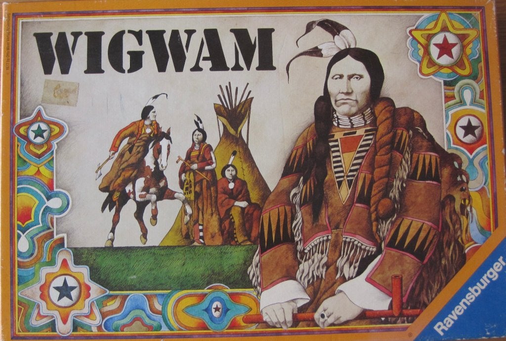 bordspel Wigwam voor 2 personen - 1977, Een of twee spelers, Ophalen of Verzenden, Gebruikt, Ravensburger