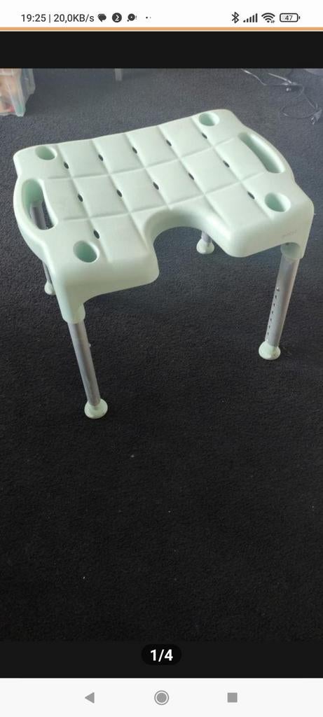 Ruime douche kruk van Etac Swift., Ophalen of Verzenden, Overige typen, Minder dan 100 cm