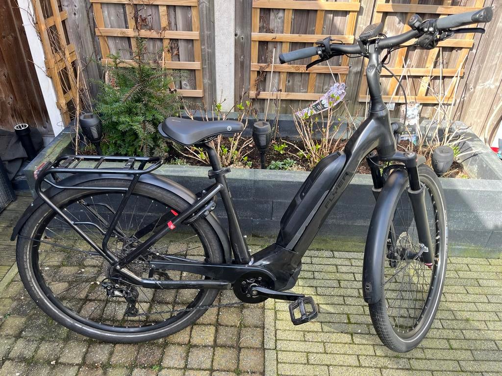 Flyer Upstreet 5 net nieuwe motor, Fietsen en Brommers, Elektrische fietsen, Gebruikt, 47 tot 51 cm, 50 km per accu of meer, Ophalen