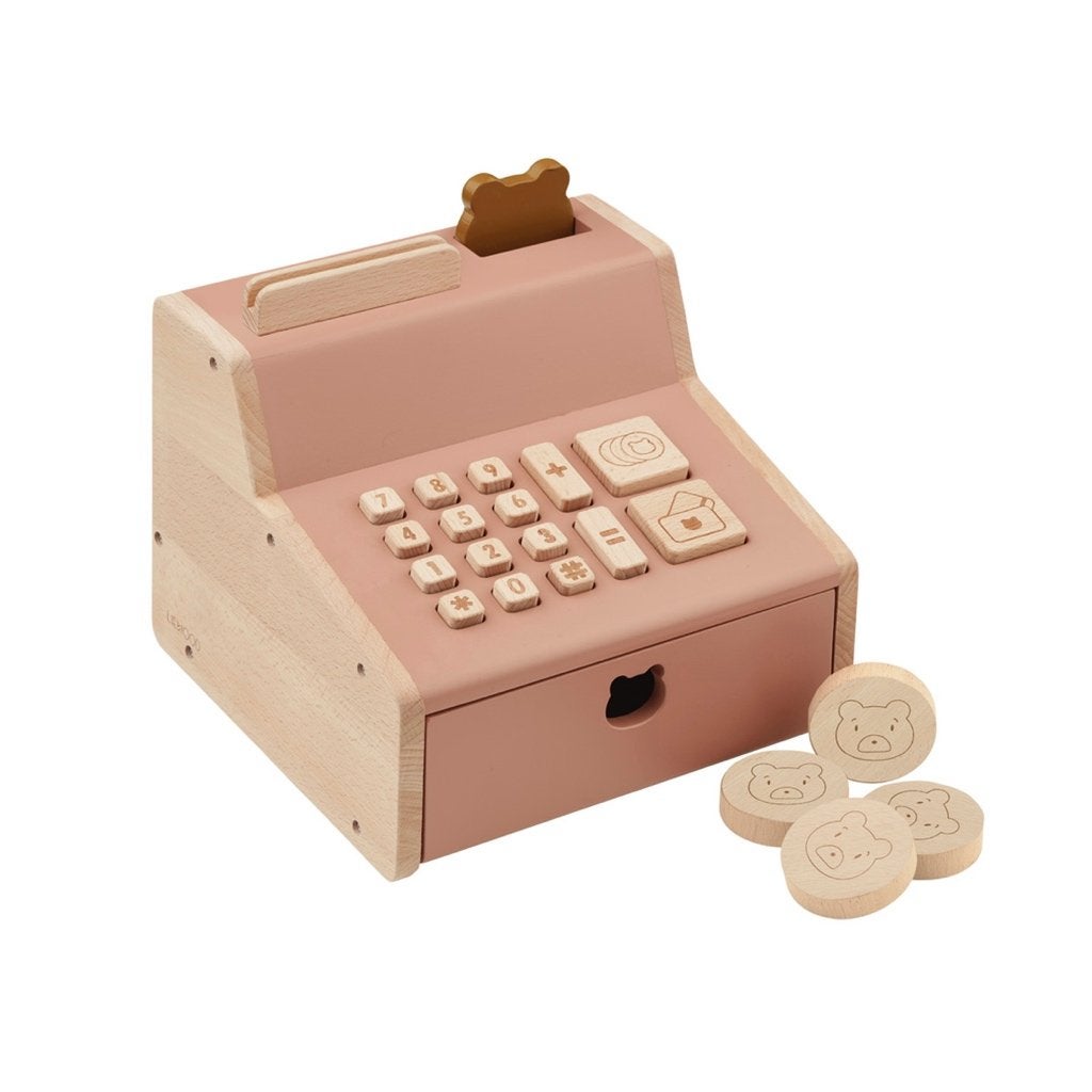 Liewood houten speelgoed kassa - Rose Buck cash, Ilewap, Nieuw, Ophalen of Verzenden, Ilse@ilewap.nl