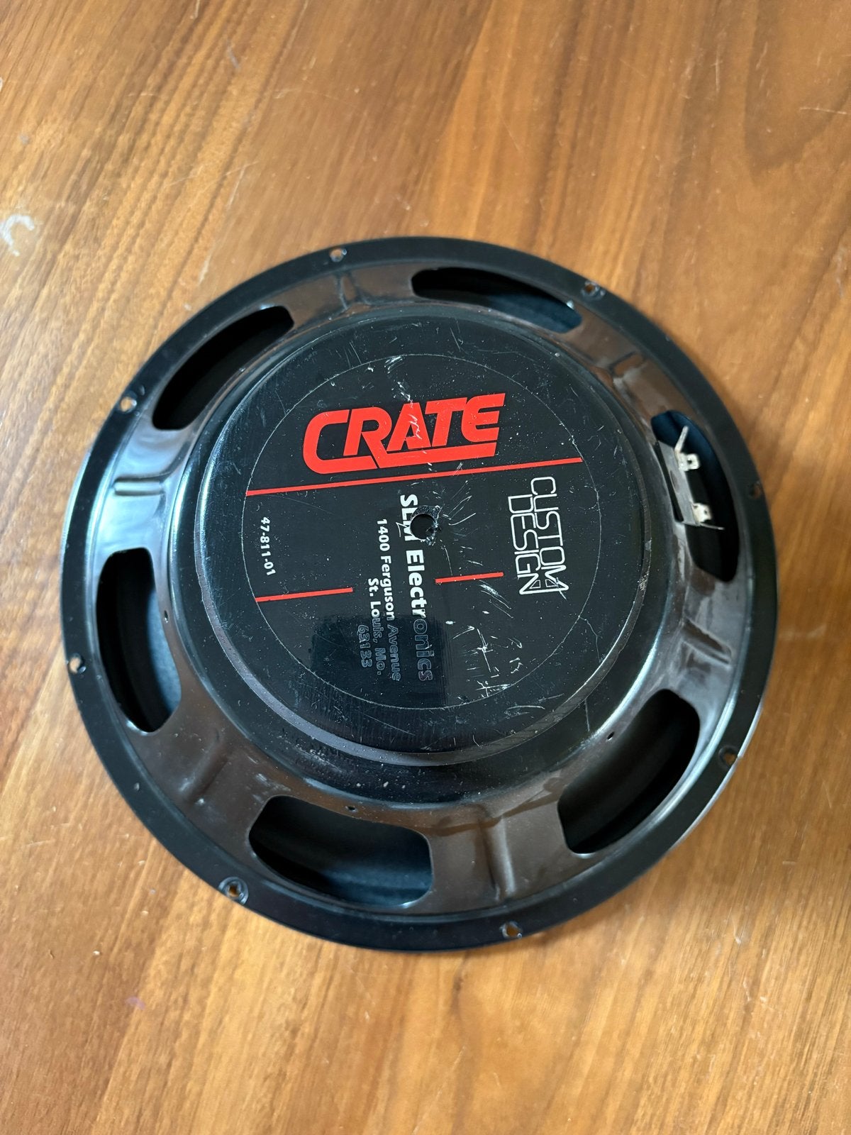 Crate Custom Design Speaker - 12 inch, Audio, Tv en Foto, Luidsprekers, Ophalen of Verzenden, Gebruikt, Overige typen, Overige merken