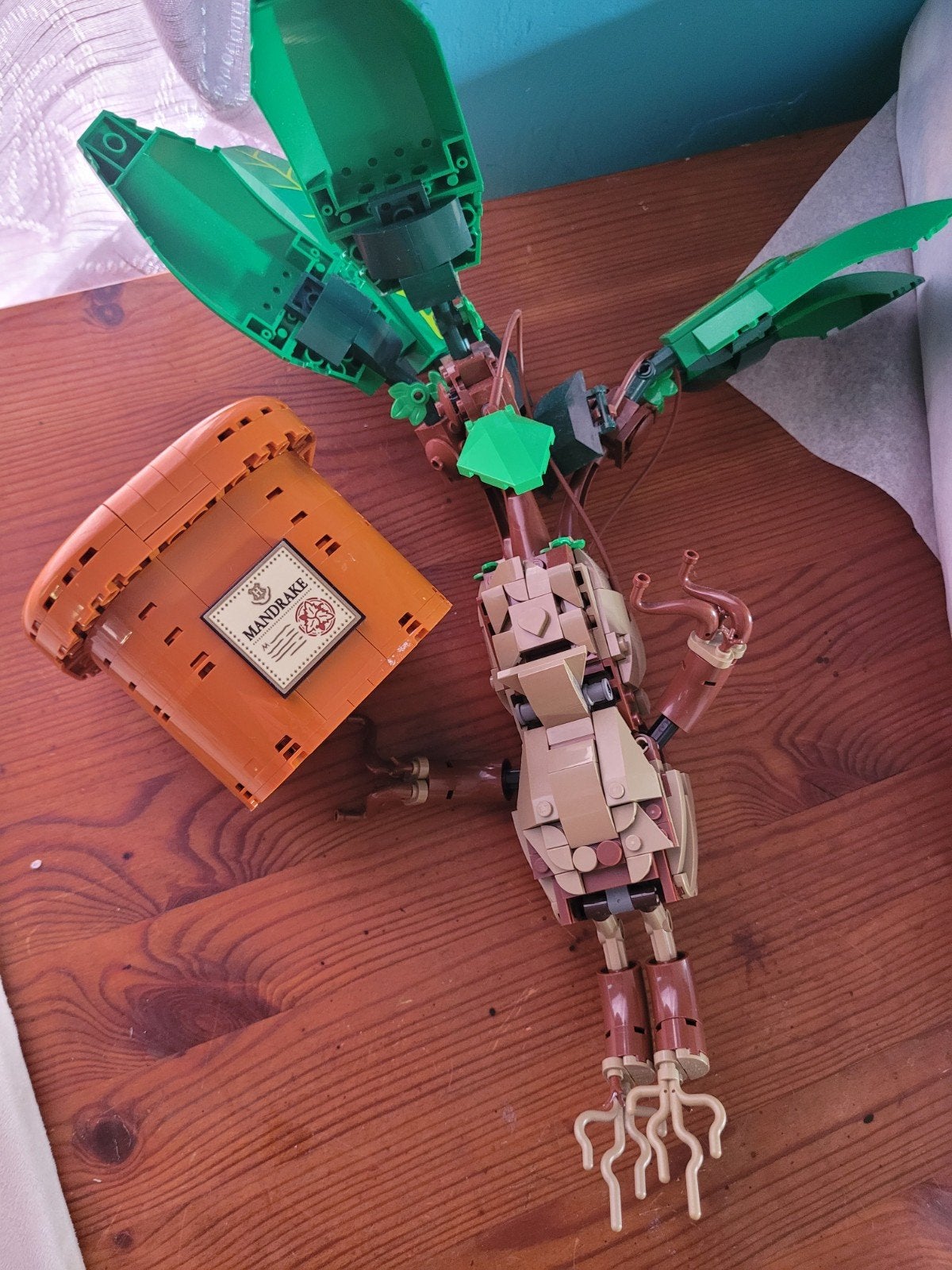 Mandrake LEGO harry potter (compleet), Lego, Harry Potter, Ophalen of Verzenden, Zo goed als nieuw