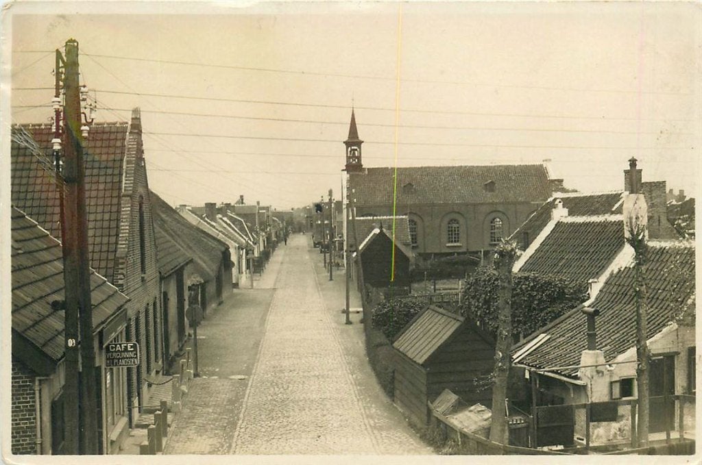 378-298-039 St Philipsland Achterstraat, Verzamelen, Ansichtkaarten | Nederland, Verzenden, Voor 1920, Zeeland