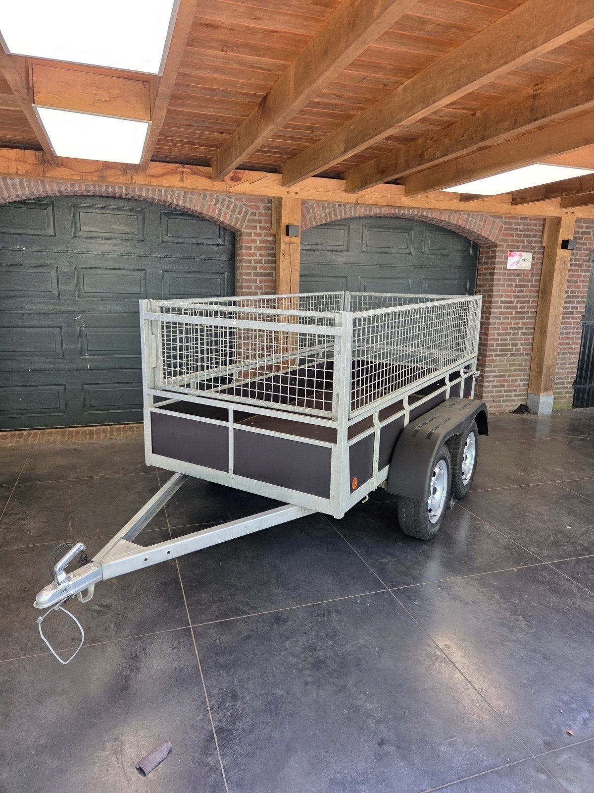tandemasser ongeremd met loofrekken NIEUW, Auto diversen, Aanhangers en Bagagewagens, Ophalen, Nieuw