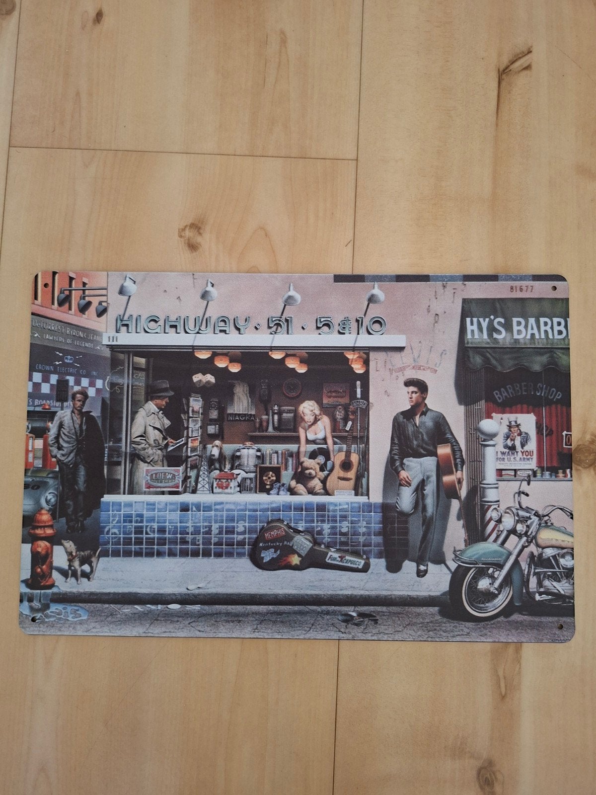 Elvis bord, Ophalen of Verzenden, Nieuw, Poster, Artwork of Schilderij