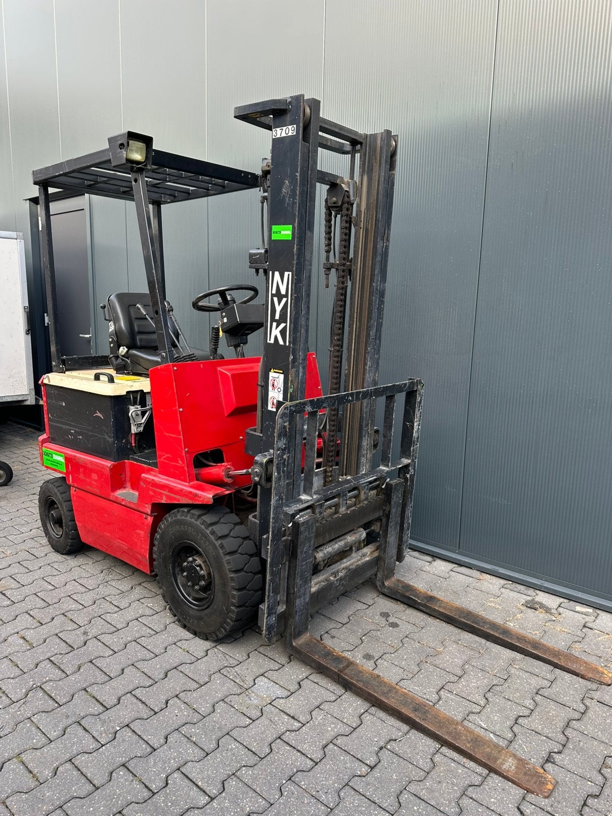 NYK elektrische heftruck 1.400 kg met sideshift, Ophalen, Hydraulisch, Garagekrik