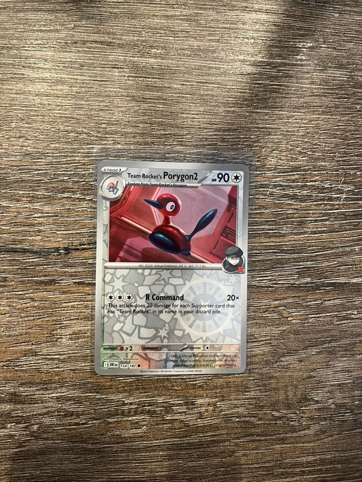 Team Rocket’s Porygon2 DRI 154/182 reverse holo, Ophalen of Verzenden, Zo goed als nieuw