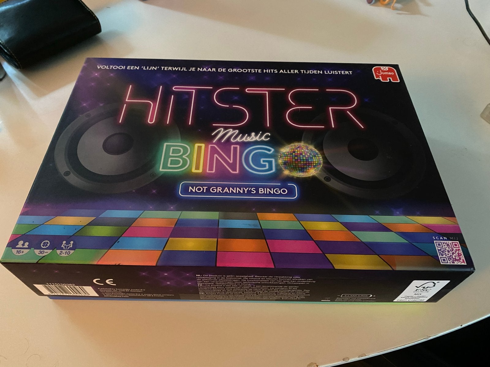 Hitster Music Bingo - Het ultieme muziekbingo spel!, Hobby en Vrije tijd, Drie of vier spelers, Ophalen of Verzenden, Zo goed als nieuw