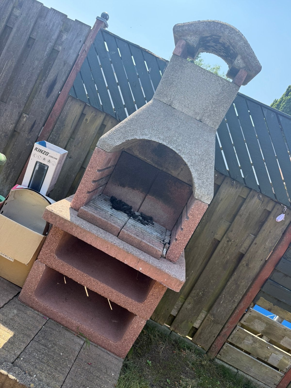 Stenen BBQ, Ophalen, Gebruikt