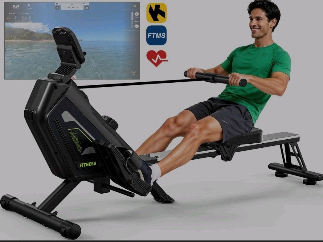 Magnetische Roeitrainer MC200, Sport en Fitness, Fitnessapparatuur, Ophalen, Benen, Nieuw, Metaal