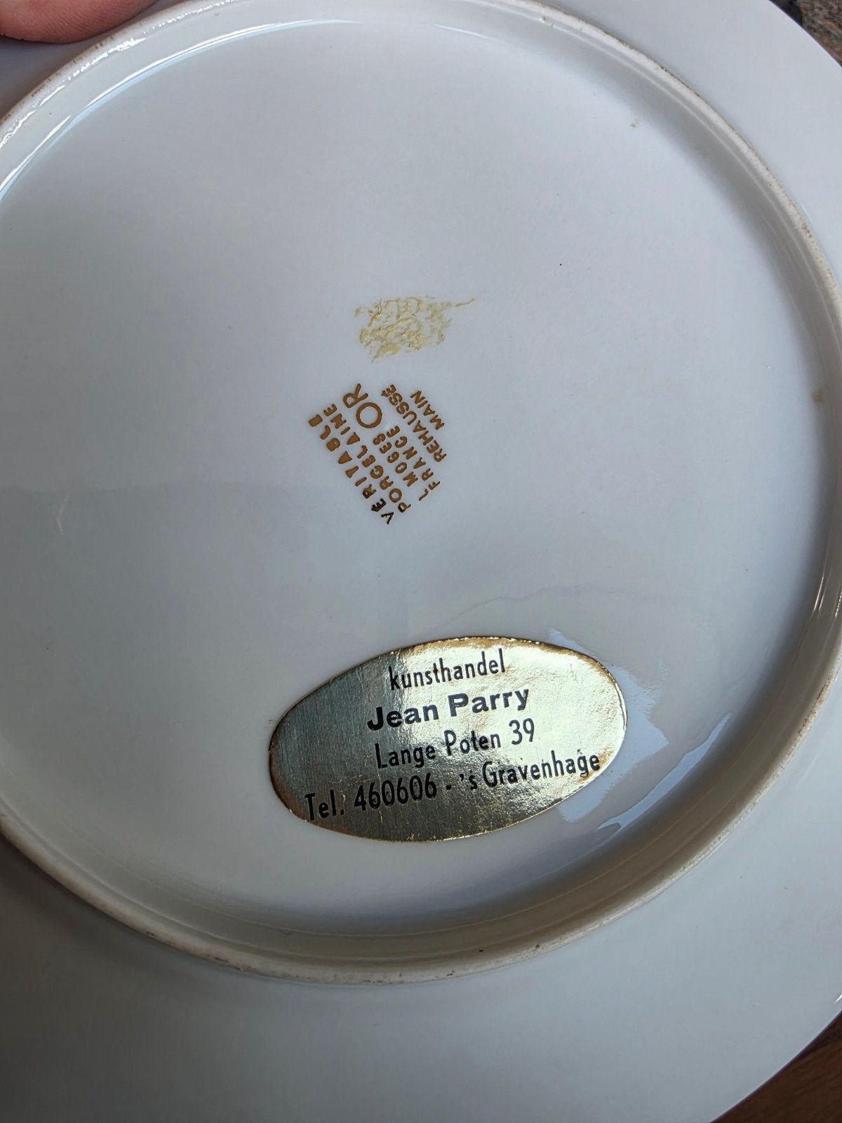 Decoratieve wandplaat Fragonard, L.R. Limoges France, Antiek en Kunst, Ophalen of Verzenden
