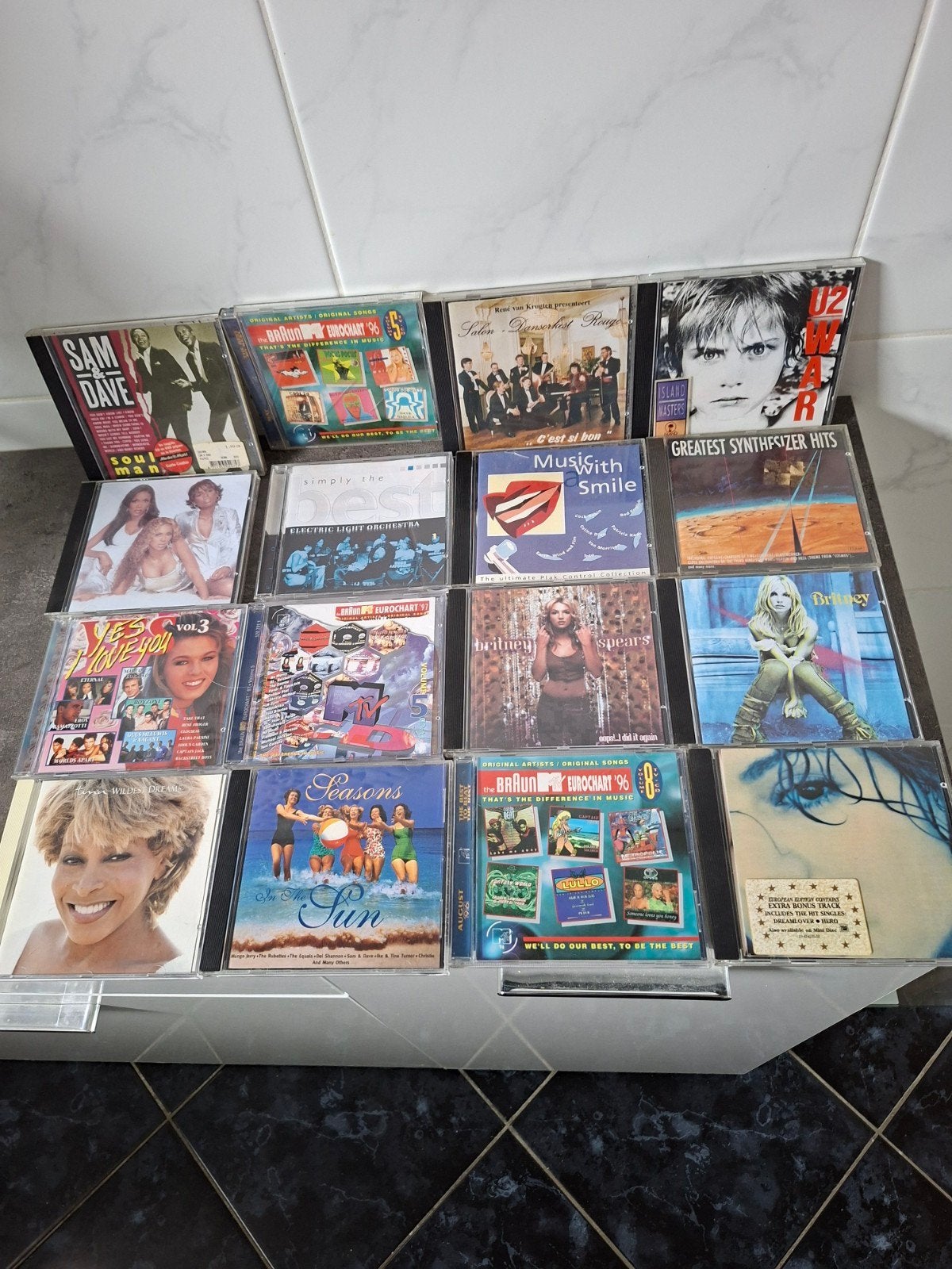 Grote collectie van 100 Engelse pop- en rock-cd's, Ophalen, Gebruikt, Pop, Album