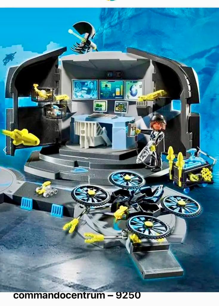 Playmobil 9250 - Dr. Drone Commandocentrale (Top Agents), Ophalen of Verzenden, Zo goed als nieuw