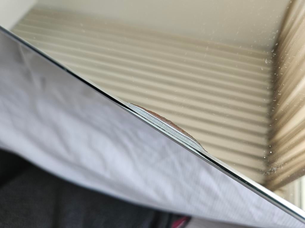 Badkamerspiegel 80x140cm met 2 verwarmingselementen, Ophalen, Rechthoekig, Minder dan 100 cm