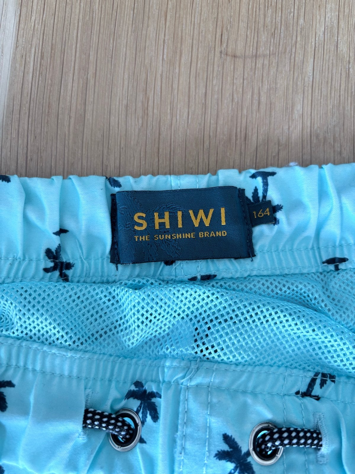 shiwi korte broek maat 164, lichtblauw., Ophalen of Verzenden, Gebruikt, Jongen, Sport- of Zwemkleding