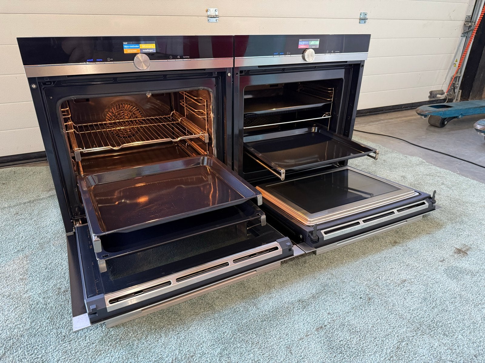 Siemens Stoomoven en Combi-magnetron Set - 60x60cm, Bella, Siemens, Ophalen of Verzenden, Zo goed als nieuw