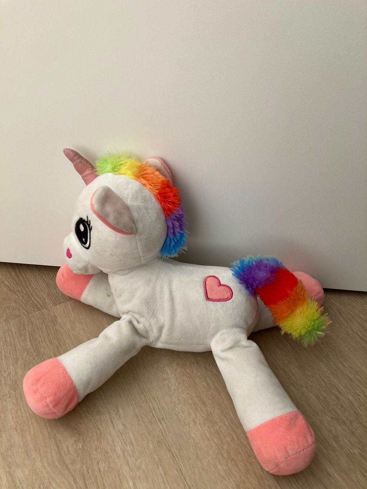 Eenhoorn regenboog knuffel, Ophalen of Verzenden, Gebruikt, Overige typen