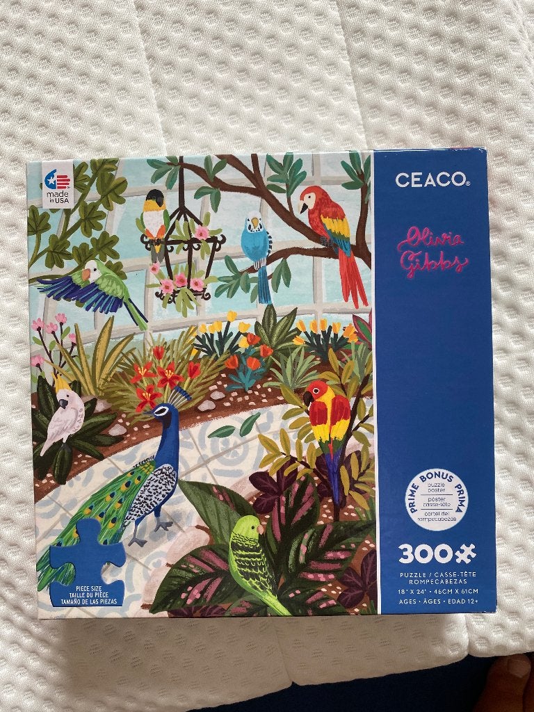Legpuzzel olivia gibbs 300, Ophalen of Verzenden, Minder dan 500 stukjes, Zo goed als nieuw, Legpuzzel
