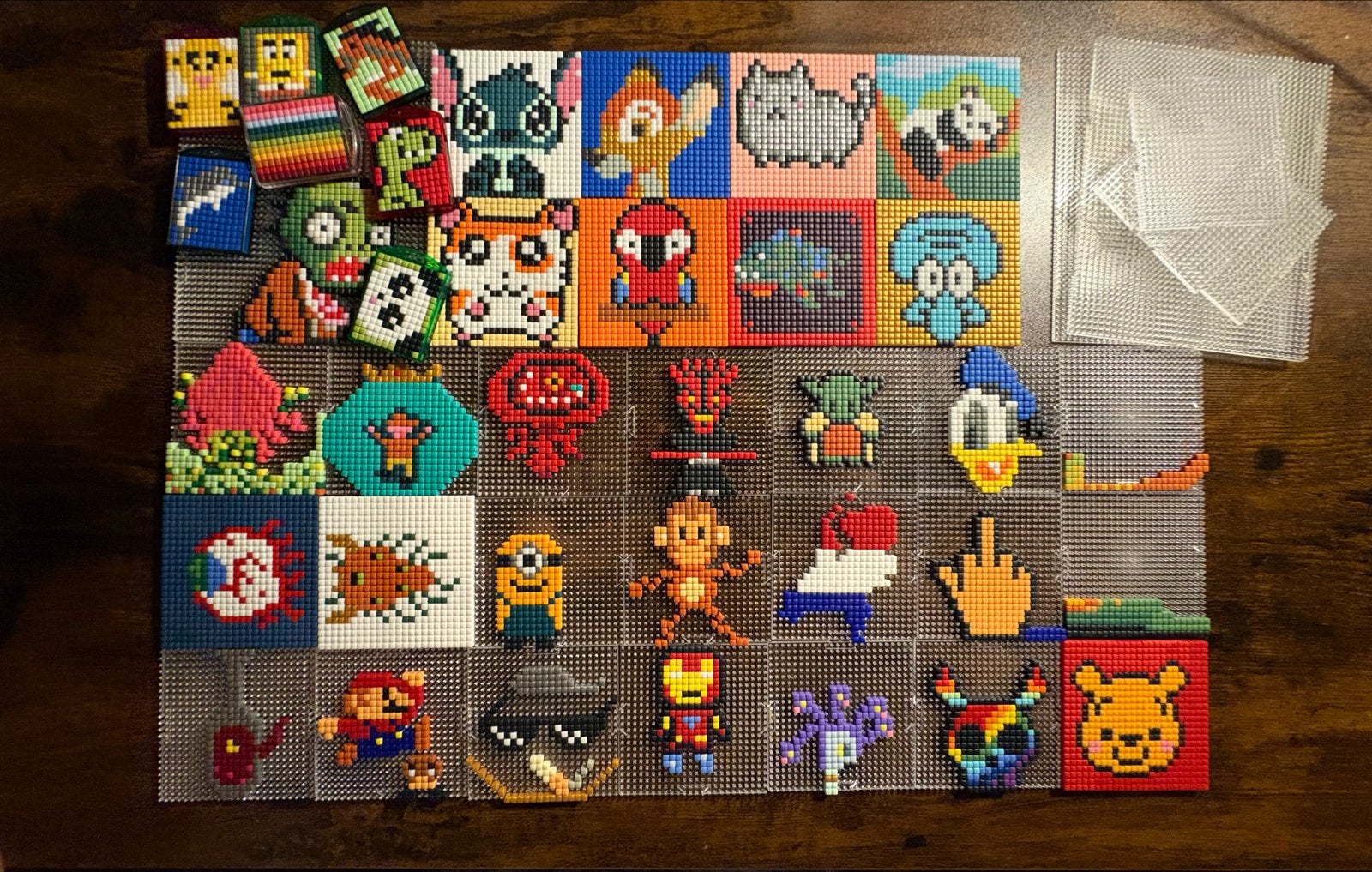 Grote verzameling Pixelhobby knutselsets en materialen, Gebruikt, Overige thema's, Meerkleurig, Ophalen of Verzenden