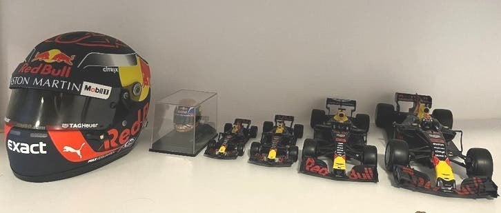 Max Verstappen F1 auto's en helmen, Ophalen of Verzenden, Zo goed als nieuw, Formule 1