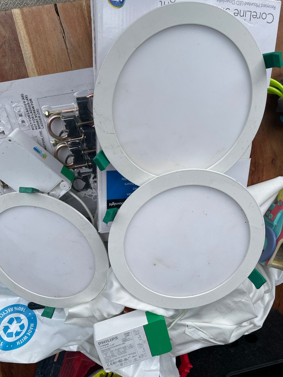 5x Philips LED SlimDownlight Coreline  28W 2000lm  - 830, Ophalen of Verzenden, Zo goed als nieuw