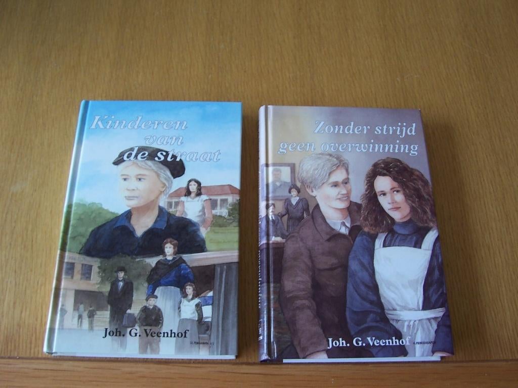 Joh G Veenhof deel 1 + 2 Kinderen van de straat + Zonder, Ophalen of Verzenden, Zo goed als nieuw