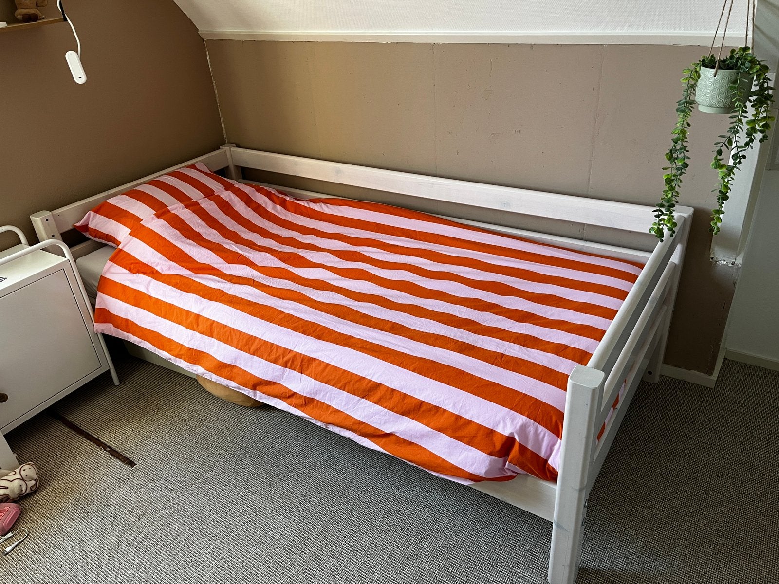 Flexa kinderbed grenen kleur whitewash, Kinderen en Baby's, Kinderkamer | Stapelbedden en Hoogslapers, Ophalen, Gebruikt, Hoogslaper