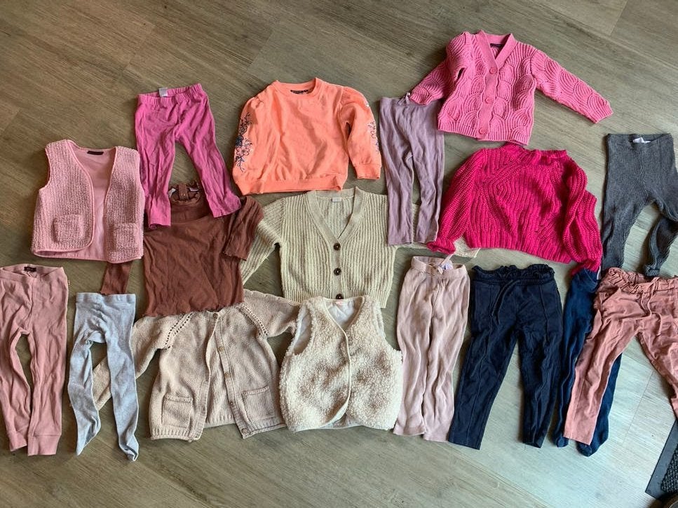 Kledingpakket meisjeskleding maat 98/104, Ophalen of Verzenden, Gebruikt, Overige maten