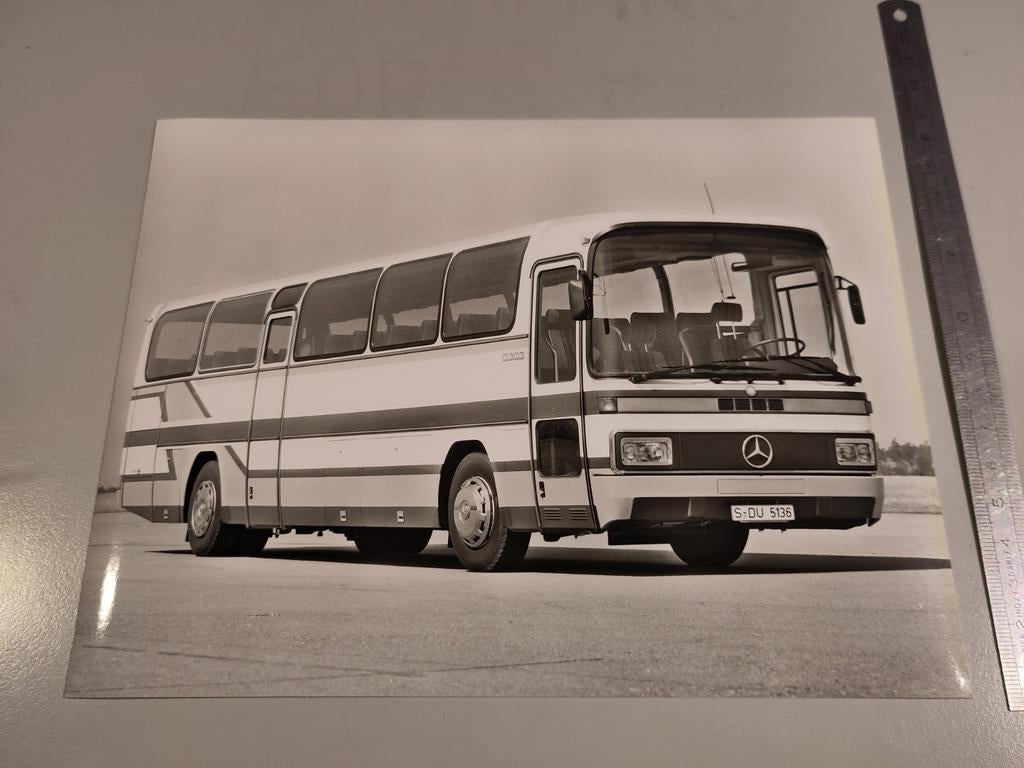 Mercedes-Benz Touringcar 1979 persfoto (111), Verzamelen, Ophalen of Verzenden, 1940 tot 1960, Overige onderwerpen