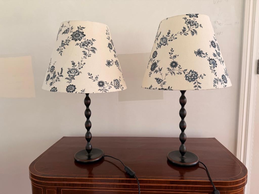 Twee schemerlamp schemerlampen Ikea, Huis en Inrichting, Lampen | Tafellampen, Ophalen, Zo goed als nieuw, 50 tot 75 cm