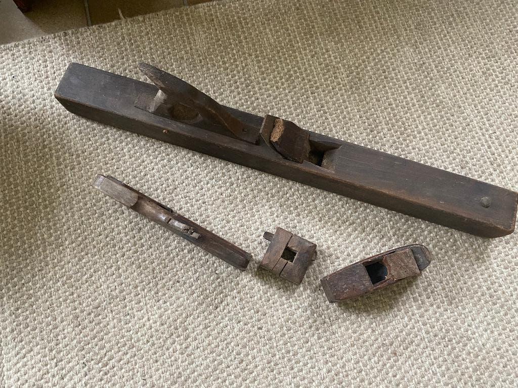 Antieke houten blokschaaf, Antiek en Kunst, Ophalen