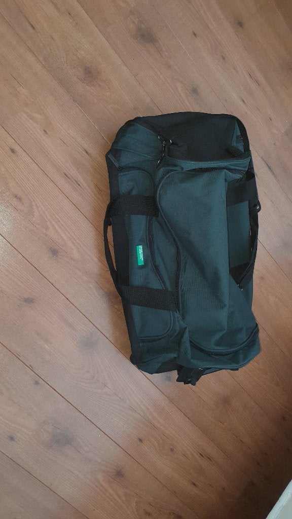 Benetton Trolley travel bag reistas, kleur groen. Uitend, Sieraden, Tassen en Uiterlijk, Tassen | Reistassen en Weekendtassen