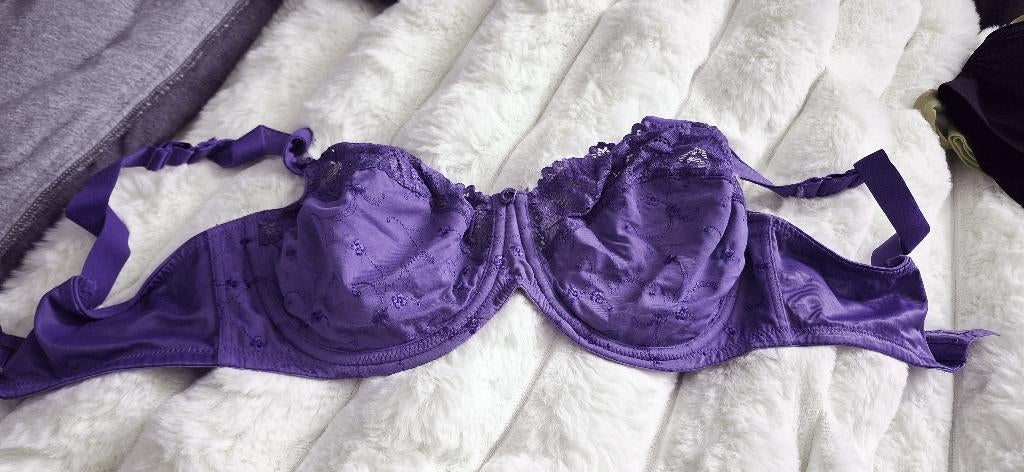 3x zgan beugel bh 80E esprit hunkemuller en bonprix, Hunkemöller, Verzenden, Paars, BH