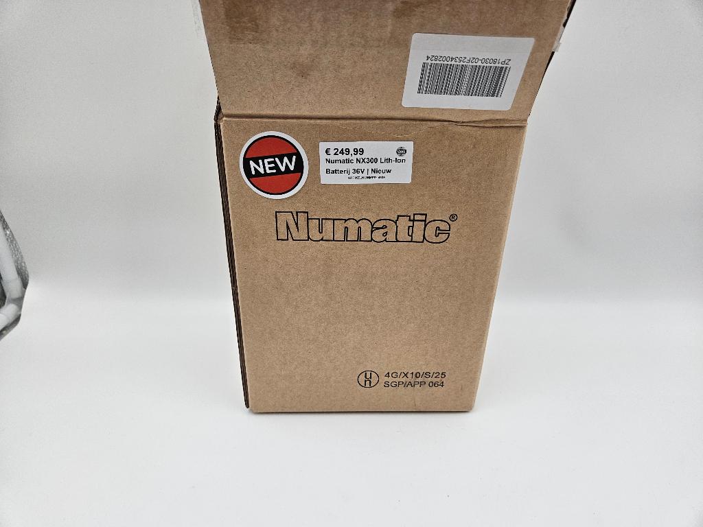 Numatic NX300 Lith-Ion Batterij 36V | Nieuw, Ophalen of Verzenden, Nieuw