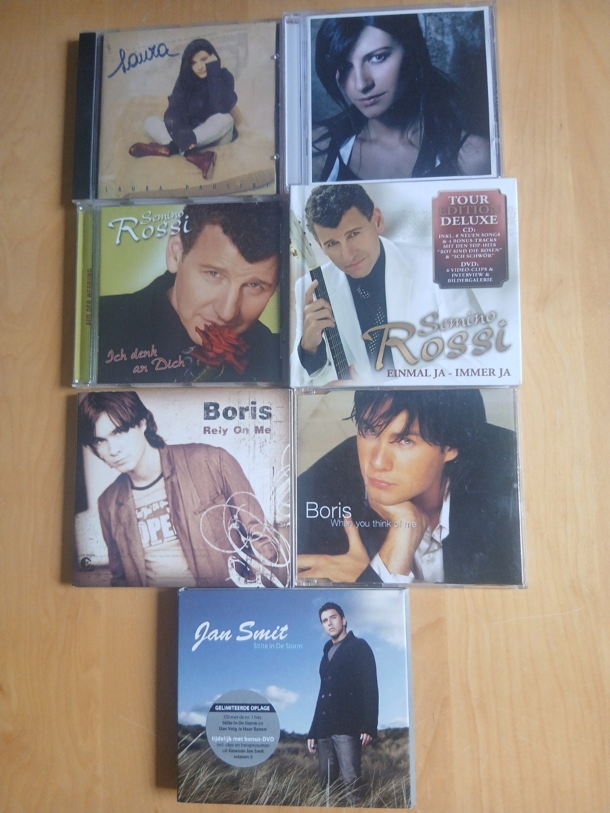 CD collectie: Laura Pausini, Semino Rossi, Boris, Jan Smit, Pop, Ophalen of Verzenden, Album, Inclusief doosje