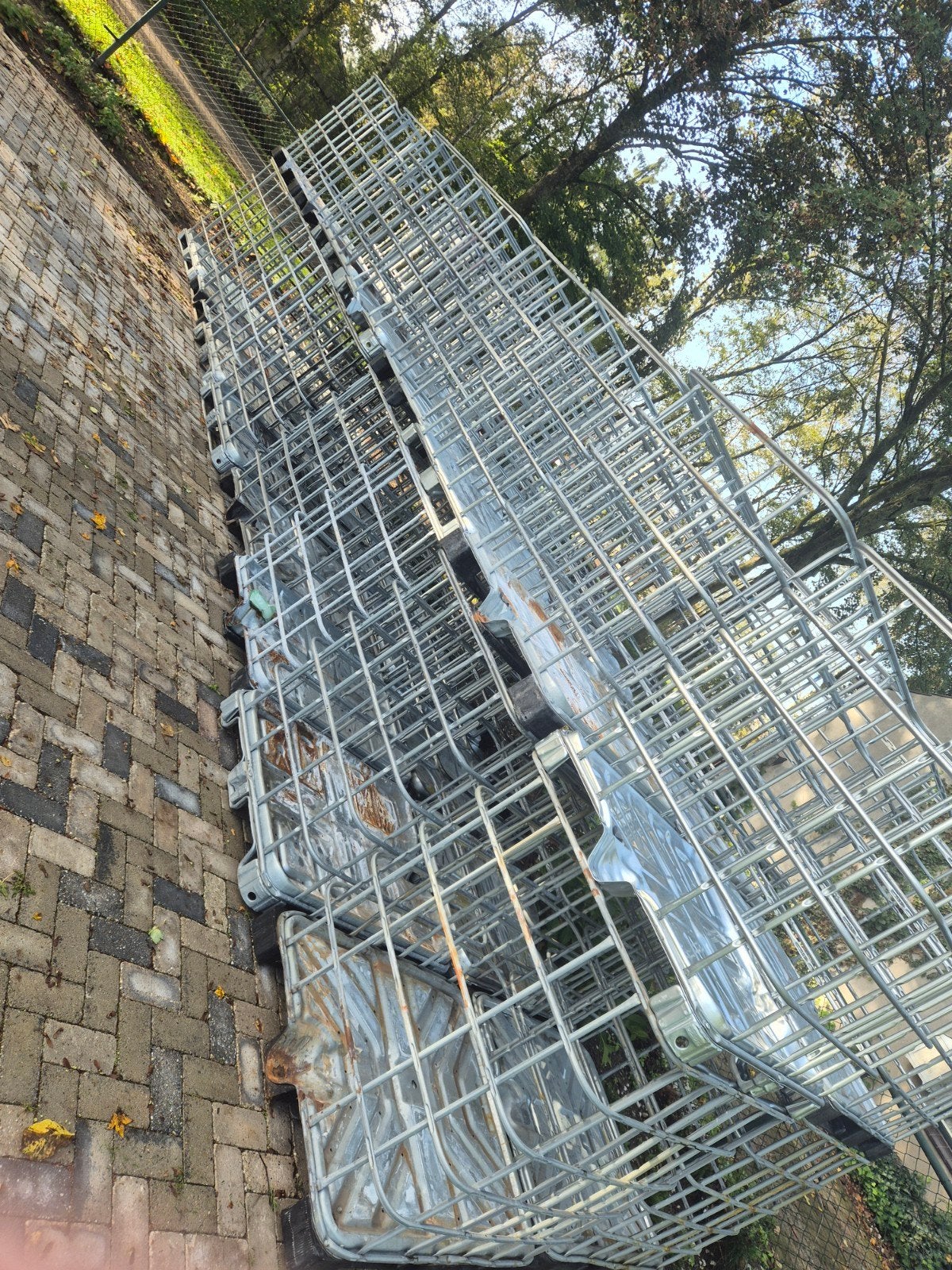 ibc kratten ijzeren bodem, 6 m³ of meer, Ophalen of Verzenden