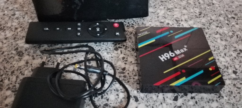 tv box h96 max+ android, Verzenden, Zo goed als nieuw, HDMI, Minder dan 500 GB