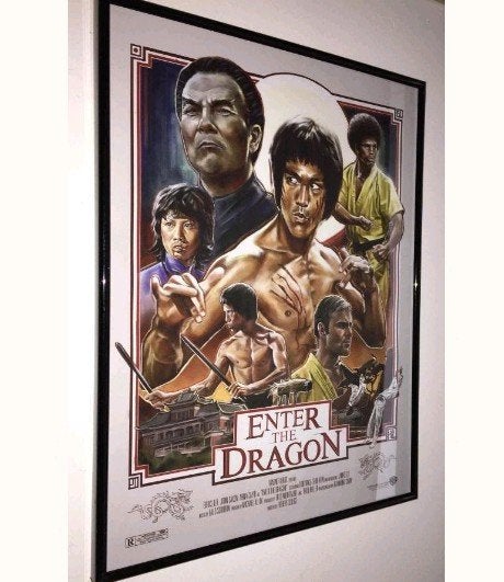 Bruce lee, Verzamelen, Posters, Ophalen of Verzenden, Zo goed als nieuw, A1 t/m A3, Film en Tv