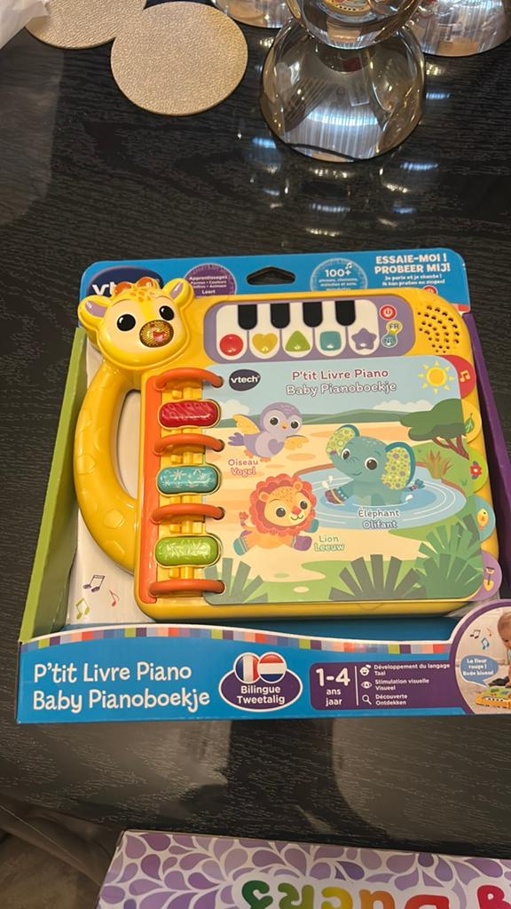 Baby pianoboekje vtech, Ophalen of Verzenden, Nieuw, Overige typen