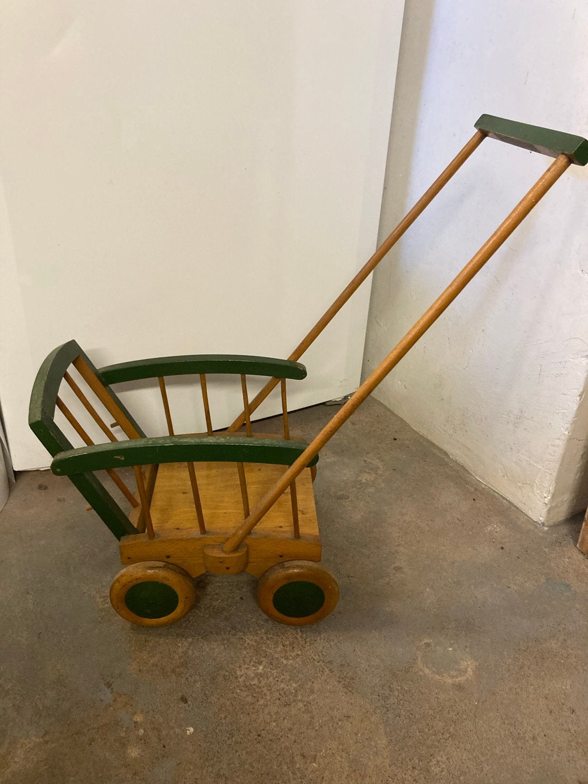 Vintage houten poppenwagen - Jaren '60, Ophalen