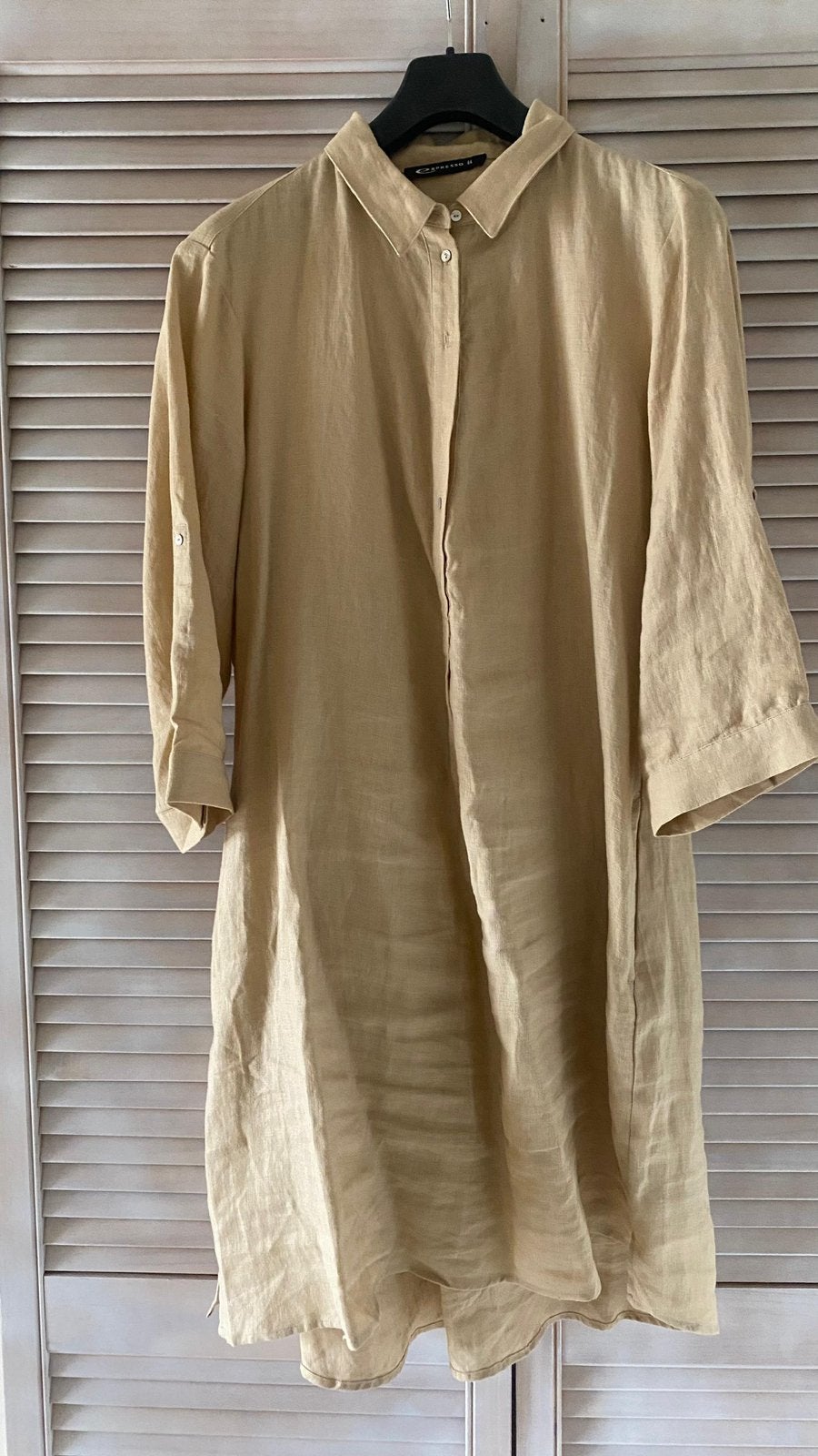 Linnen Dress van Expresso maat 44, Kleding | Dames, Jurken, Ophalen, Overige kleuren, Maat 42/44 (L), Zo goed als nieuw